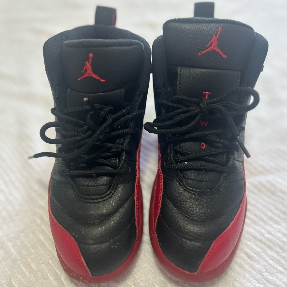 Jordan Black and Red Sneakers